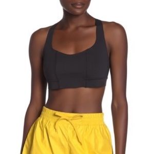 Free People Black Sports Bra Sz L